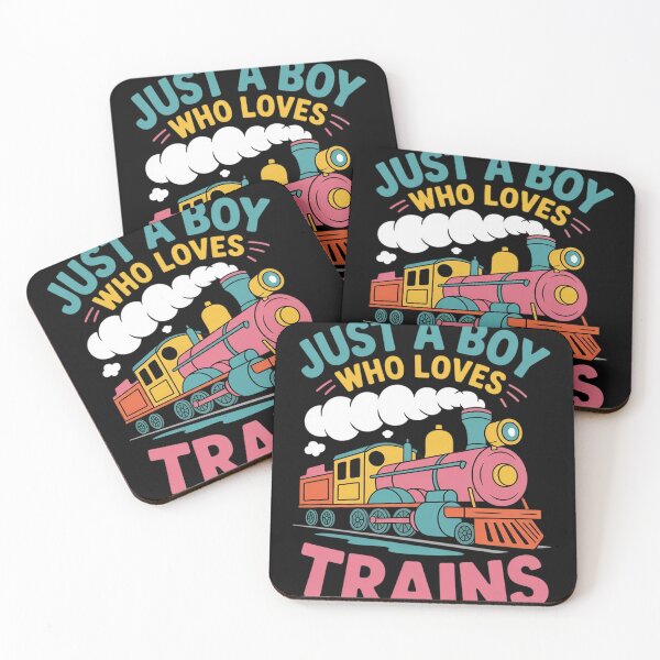 Item preview, Just A Boy Who Loves Trains for Railroad Locomotive designed and sold by HardcoreTour.