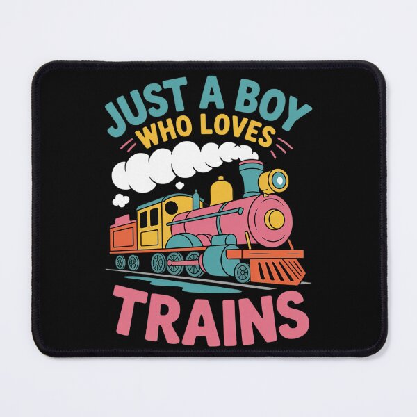 Item preview, Just A Boy Who Loves Trains for Railroad Locomotive designed and sold by HardcoreTour.