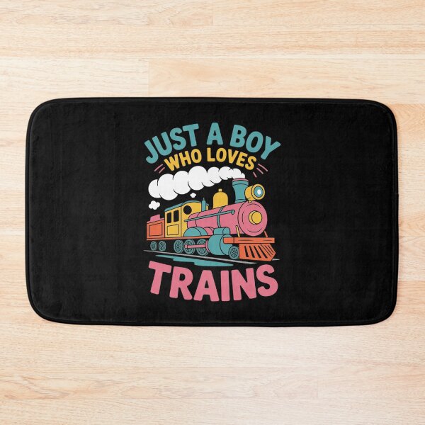 Item preview, Just A Boy Who Loves Trains for Railroad Locomotive designed and sold by HardcoreTour.