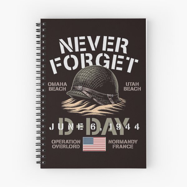 Item preview, Never Forget D Day June Sixth Nineteen Forty Four Tribute With Historic Beach Symbol designed and sold by cosettacir6382.