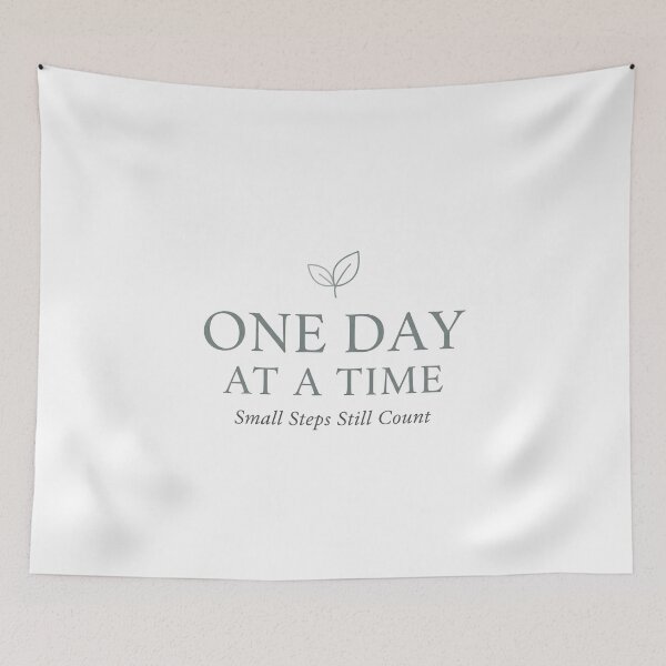Item preview, One Day At A Time T-Shirt | Mental Health Awareness & Self-Care Gift designed and sold by Egyptian king ⭐⭐⭐⭐⭐.