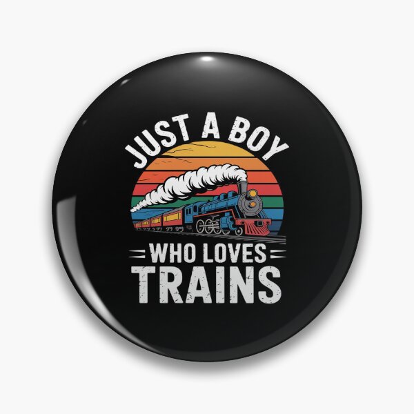 Item preview, Just A Boy Who Loves Trains Train Driver Railway designed and sold by ToggleBet.