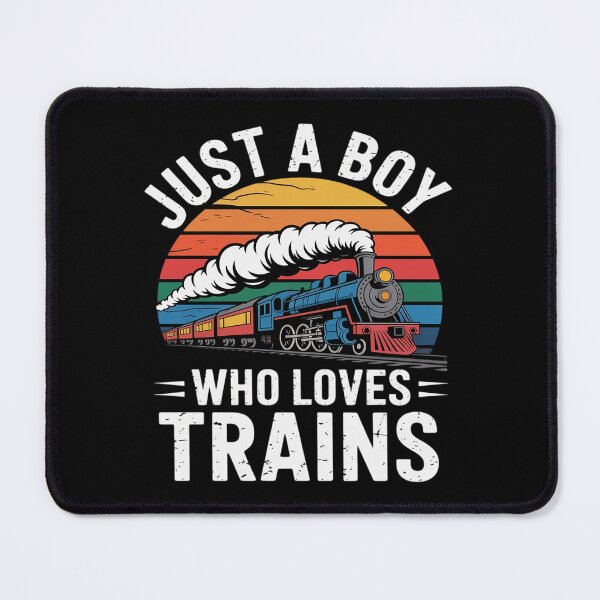 Item preview, Just A Boy Who Loves Trains Train Driver Railway designed and sold by ToggleBet.