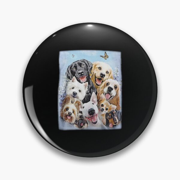 Item preview, The Mountain Men_s Dog Selfie T-Shirt designed and sold by MikeJone.