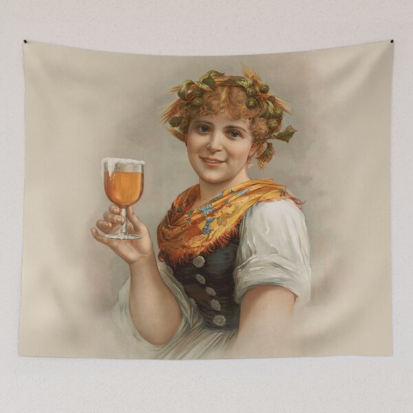 Item preview, The Queen of Hops and Barley! designed and sold by knappidesign.