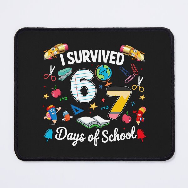 Item preview, I Survived 67 Days of School Funny Teacher Student Six Seven Gift designed and sold by SauerRoyce.
