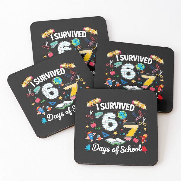 Item preview, I Survived 67 Days of School Funny Teacher Student Six Seven Gift designed and sold by SauerRoyce.