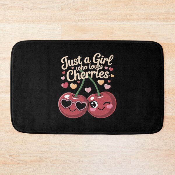 Item preview, Just A Girl Who Loves Cherries - Cherry Fruit Lovers designed and sold by ToggleBet.