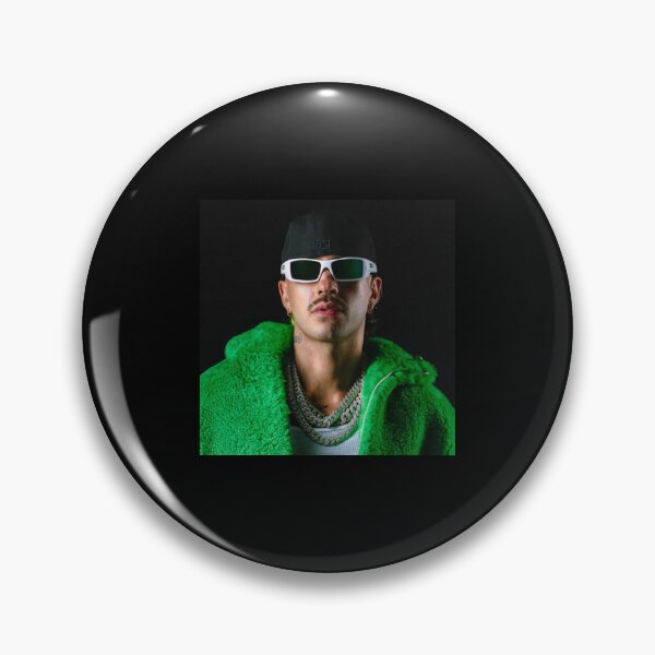 Item preview, Feid Urban Style Portrait – Green Aesthetic Latin Street Art designed and sold by Lexie Reed.