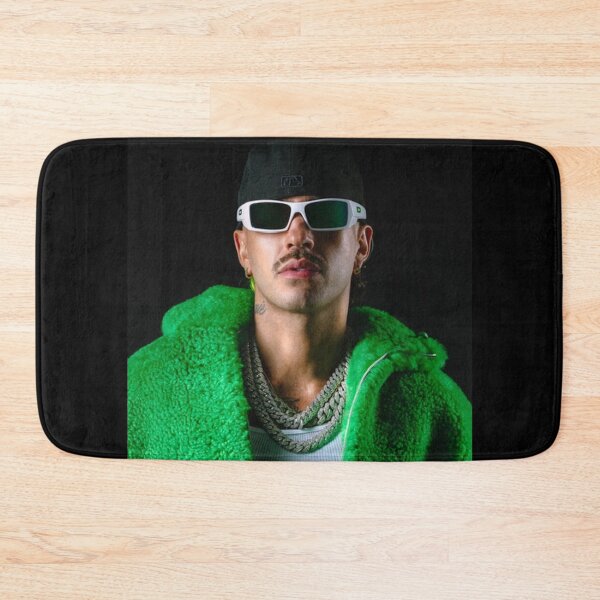 Item preview, Feid Urban Style Portrait – Green Aesthetic Latin Street Art designed and sold by Lexie Reed.