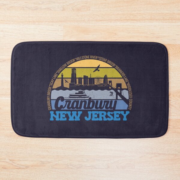 Item preview, Cranbury New Jersey Sunset Retro Vintage Local Pride Logo designed and sold by CRHPOD20.