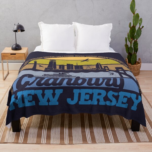 Item preview, Cranbury New Jersey Sunset Retro Vintage Local Pride Logo designed and sold by CRHPOD20.