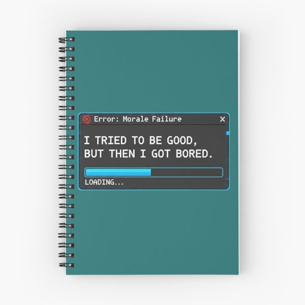 Item preview, Error Morale Failure Funny Loading Screen Retro Tech Shirt designed and sold by EzZtudio.