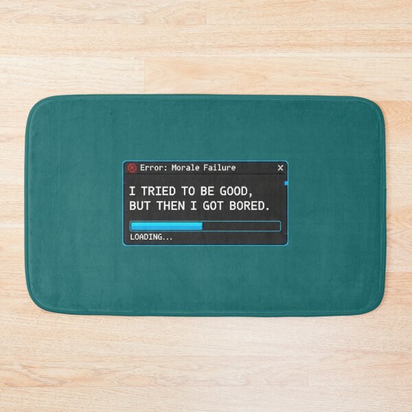 Item preview, Error Morale Failure Funny Loading Screen Retro Tech Shirt designed and sold by EzZtudio.