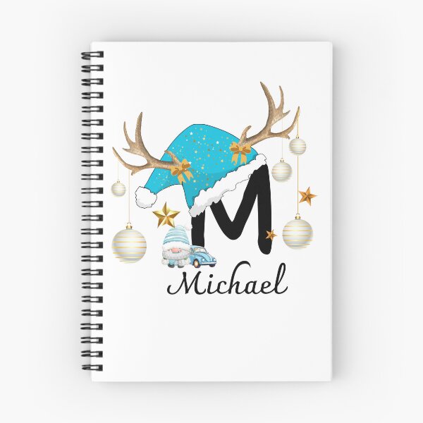 Item preview, Christmas Letter  M with Name MICHAEL – Kids And Family Personalized Gift designed and sold by NaroniDesign.