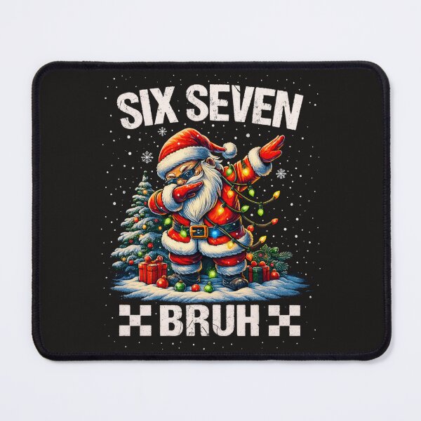 Item preview, 67 Six Seven Bruh Funny Christmas Meme Santa Dabbling Slang Gift designed and sold by SauerRoyce.