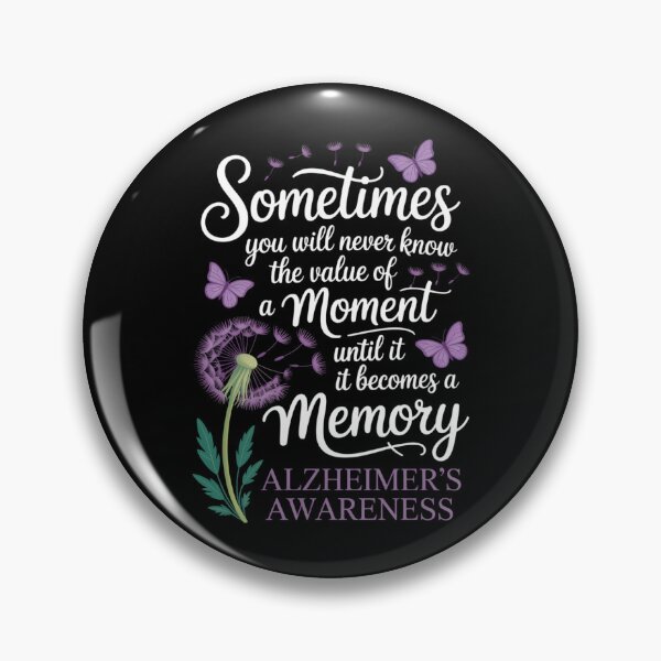 Item preview, Alzheimer's Disease Awareness Dementia I Wear Purple designed and sold by Formatage.