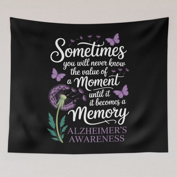 Item preview, Alzheimer's Disease Awareness Dementia I Wear Purple designed and sold by Formatage.