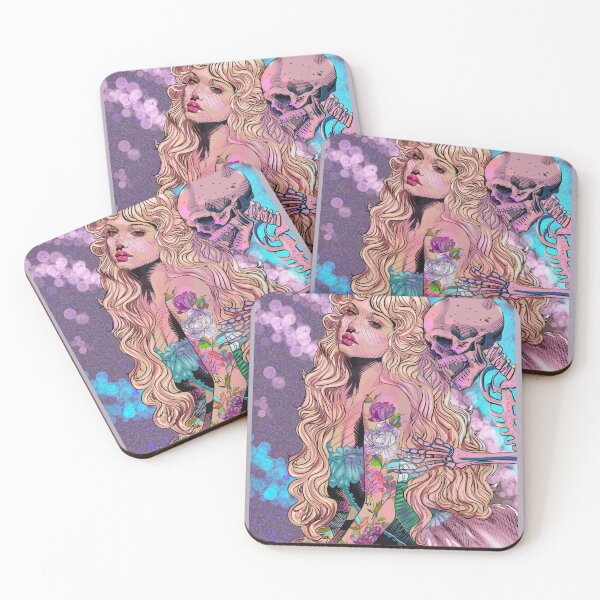Item preview, Colorful digital pop art “Shampoo” featuring à Skelton and pastel designed and sold by Salem Winter .