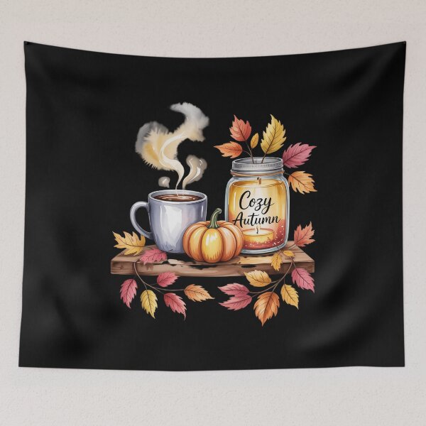 Item preview, Just A Girl Who Loves Fall Cozy Autumn Pumpkin Coffee designed and sold by ToggleBet.