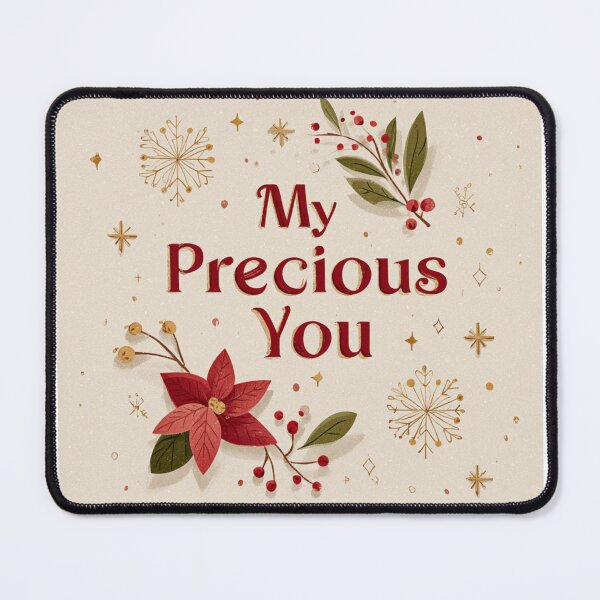 Item preview, My Precious You – Christmas Floral Greeting Card Design designed and sold by casualnature.