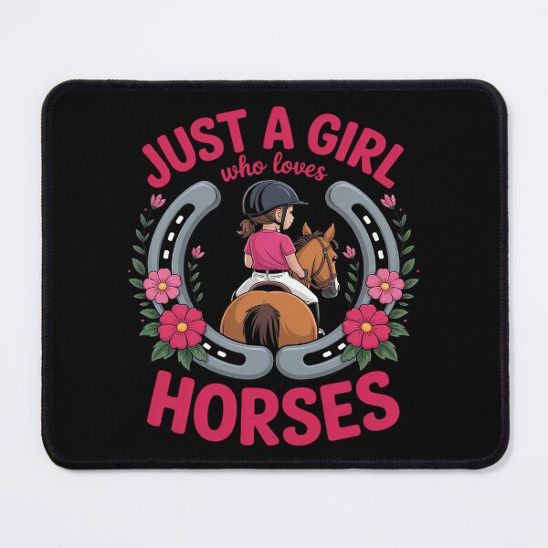Item preview, Just A Girl Who Loves Horses Riding designed and sold by ToggleBet.