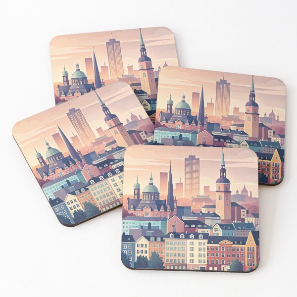 Item preview,  Minimalist skyline of Gothenburg designed and sold by paulrommer.