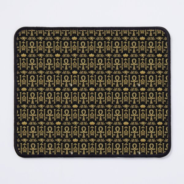 Item preview, Black and Gold Egyptian Symbols Pattern designed and sold by CraftyAyah.