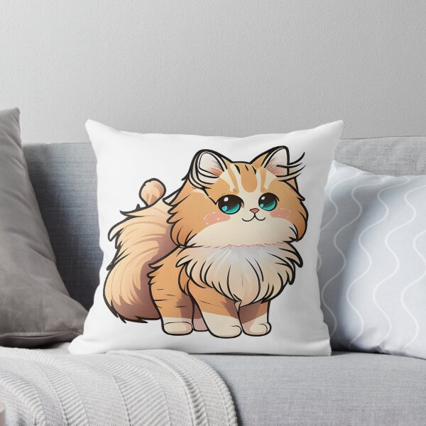 Item preview, Fluffy Siberian Cat Design designed and sold by Pariunos.