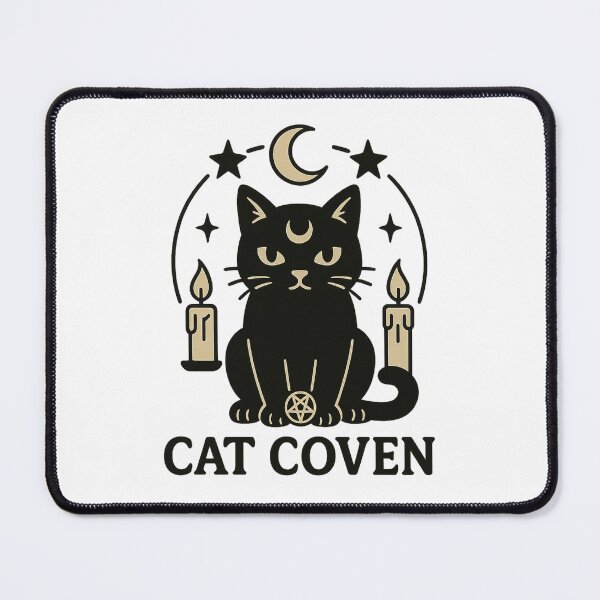 Item preview, Cat Coven – occult black cat witchcraft t-shirt designed and sold by PurfectAttitude.