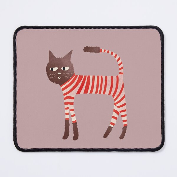 Item preview, Cat in a stripy onesie designed and sold by SaryandSaff.