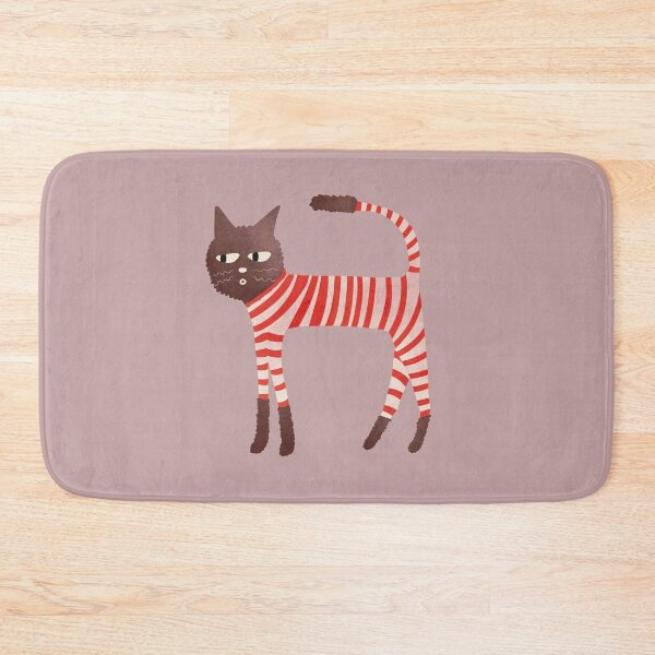 Item preview, Cat in a stripy onesie designed and sold by SaryandSaff.