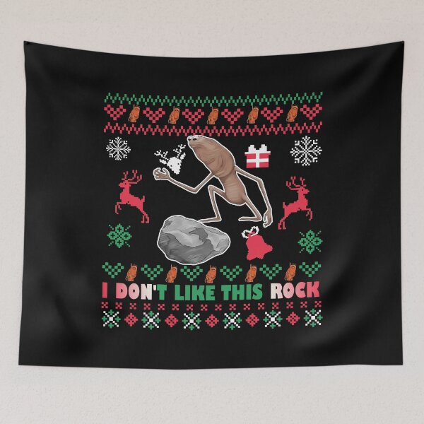 Item preview, Marcus The Worm I Don’t Like This Rock Christmas designed and sold by jimfarrepo.