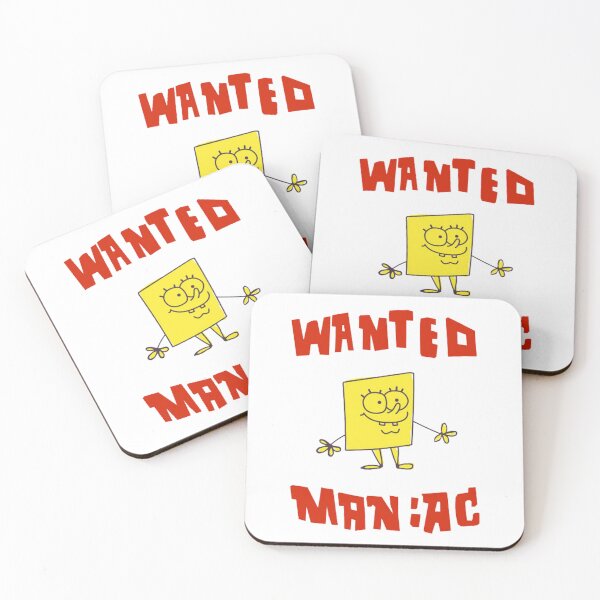 Item preview, Vintage SpongeBob SquarePants Classic - Wanted Maniac designed and sold by ColemanOlmos.