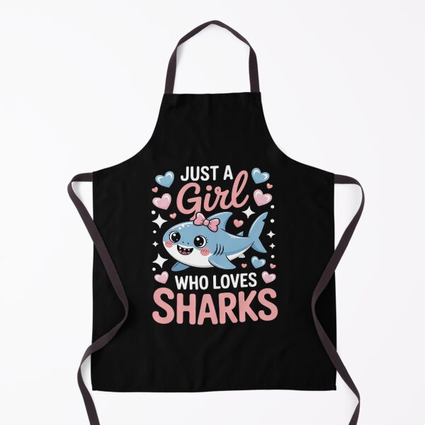 Item preview, Just a Girl Who Loves Sharks Coquette Shark Girl Lover Ocean designed and sold by BubblePancake.