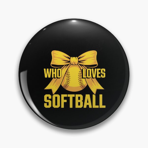 Item preview, Just A Girl Who Loves Softball Mom Mother's Day Coquette Bow designed and sold by BubblePancake.