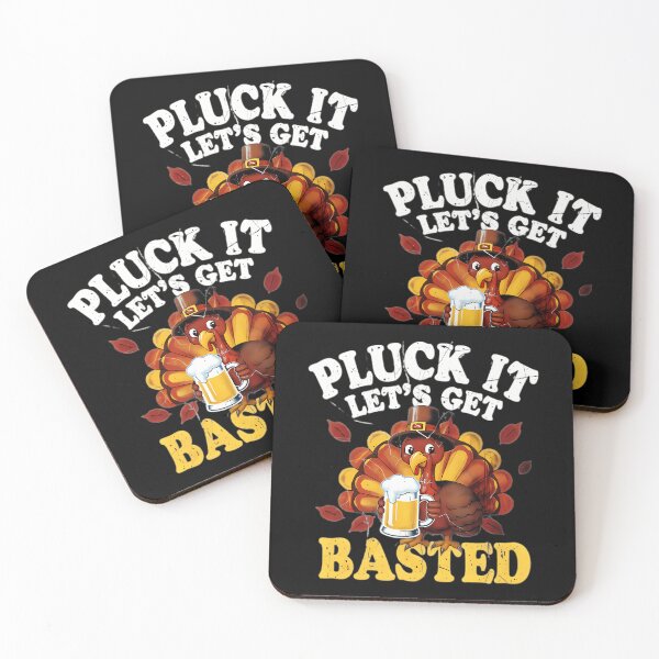 Item preview, Holiday Basted Vintage Get Lets Happy Thanksgiving Pluck It Quote designed and sold by HollyShabero.