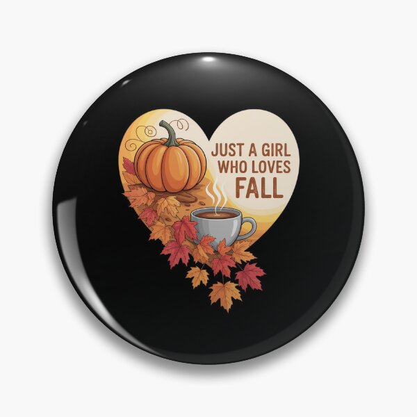Item preview, Just A Girls Who Loves Fall Pumpkin Spice Autumn Lover Leaf designed and sold by BubblePancake.