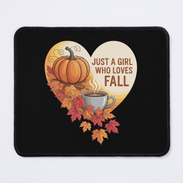Item preview, Just A Girls Who Loves Fall Pumpkin Spice Autumn Lover Leaf designed and sold by BubblePancake.