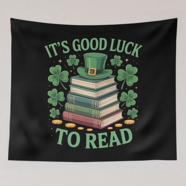 Item preview, Book Lucky Reading Teacher St Patrick's Day designed and sold by ValerieRodrigue.