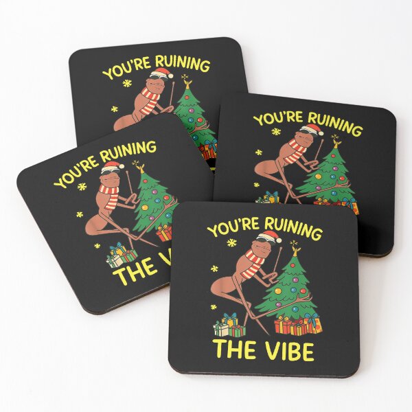 Item preview, Marcus The Worm Xmas Marcus Merry Christmas Viral Meme You're Ruining The Vibe designed and sold by jimfarrepo.