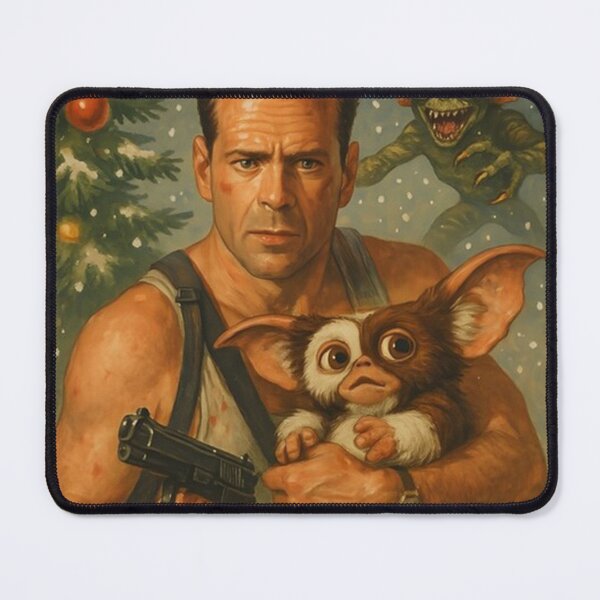 Item preview, Poster Die Hard x Gremlins Mashup Christmas 2025 designed and sold by BrianCleghorn.