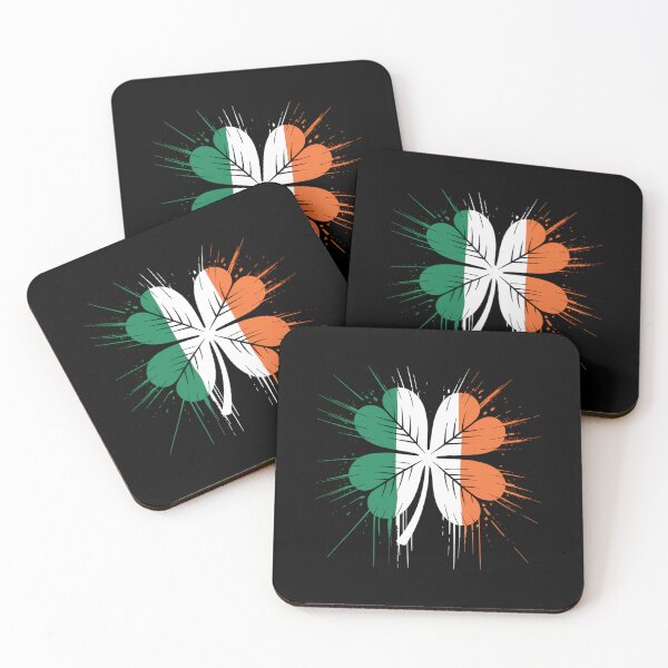Item preview, Distressed Shamrock Irish flag St.Patrick's Day Ireland designed and sold by ValerieRodrigue.