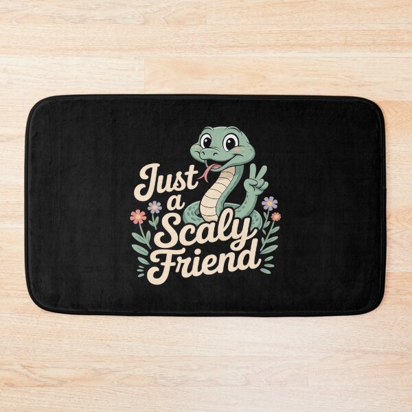 Item preview, Just a Scaly Friend Reptile Humor Snake novelty Pastel Mint designed and sold by BubblePancake.