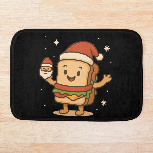 Item preview, Christmas Santa Sandwich | Cute & Funny Holiday Foodie Art designed and sold by Sitred123.