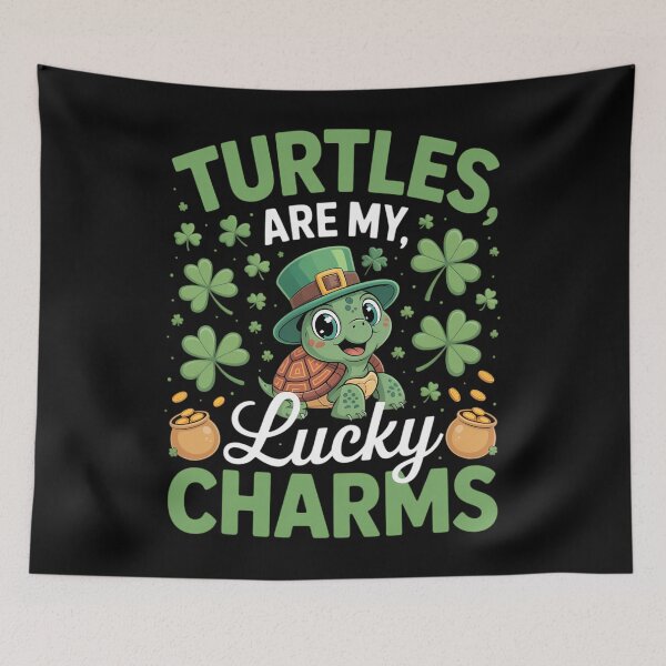 Item preview, Funny Turtles Are My Lucky Charms Turtle St. Patrick's Day designed and sold by ValerieRodrigue.
