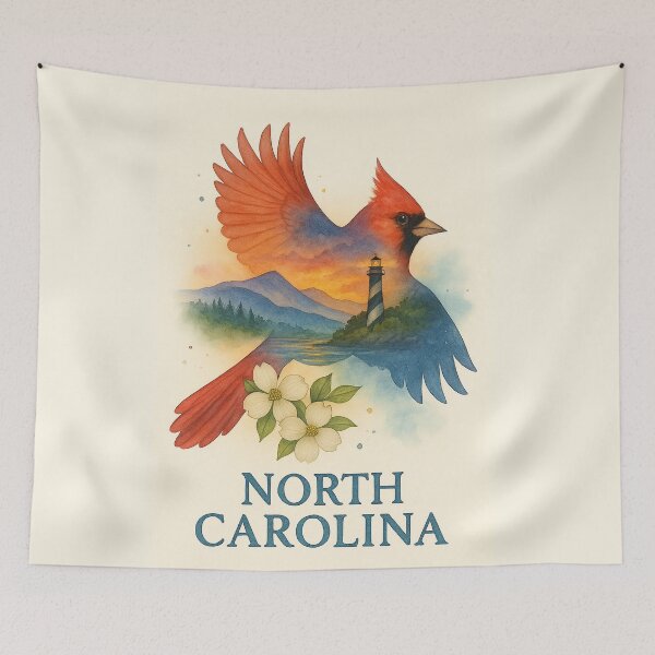 Item preview, North Carolina designed and sold by Dream Whimspirations.