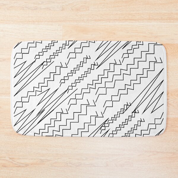 Item preview, Black and White Chevron Zigzag Stripes designed and sold by Nisha Prabhu.