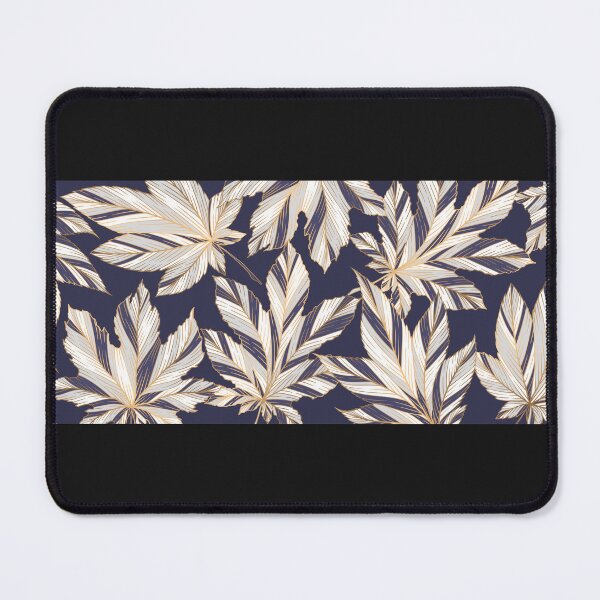 Item preview, Gold leaves pattern designed and sold by DarianaArt.