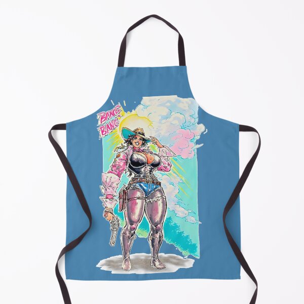 Item preview, Gunslinger Neon Western Cowgirl – Heroic Frontier designed and sold by Neer arts.